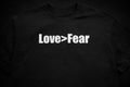 Love(:) Fear sweatshirt