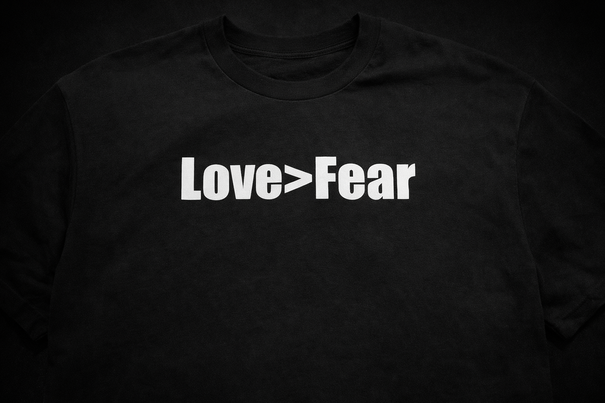 Love(:) Fear sweatshirt