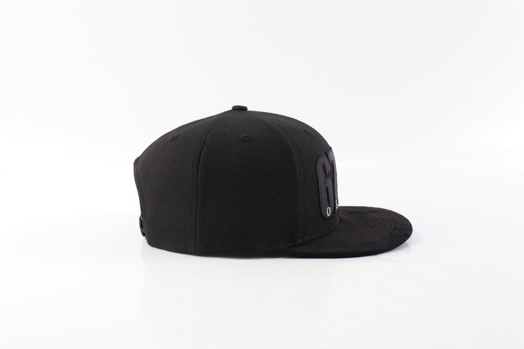 67433 OSIDE Limited-Edition Black Suede-Brim Hat