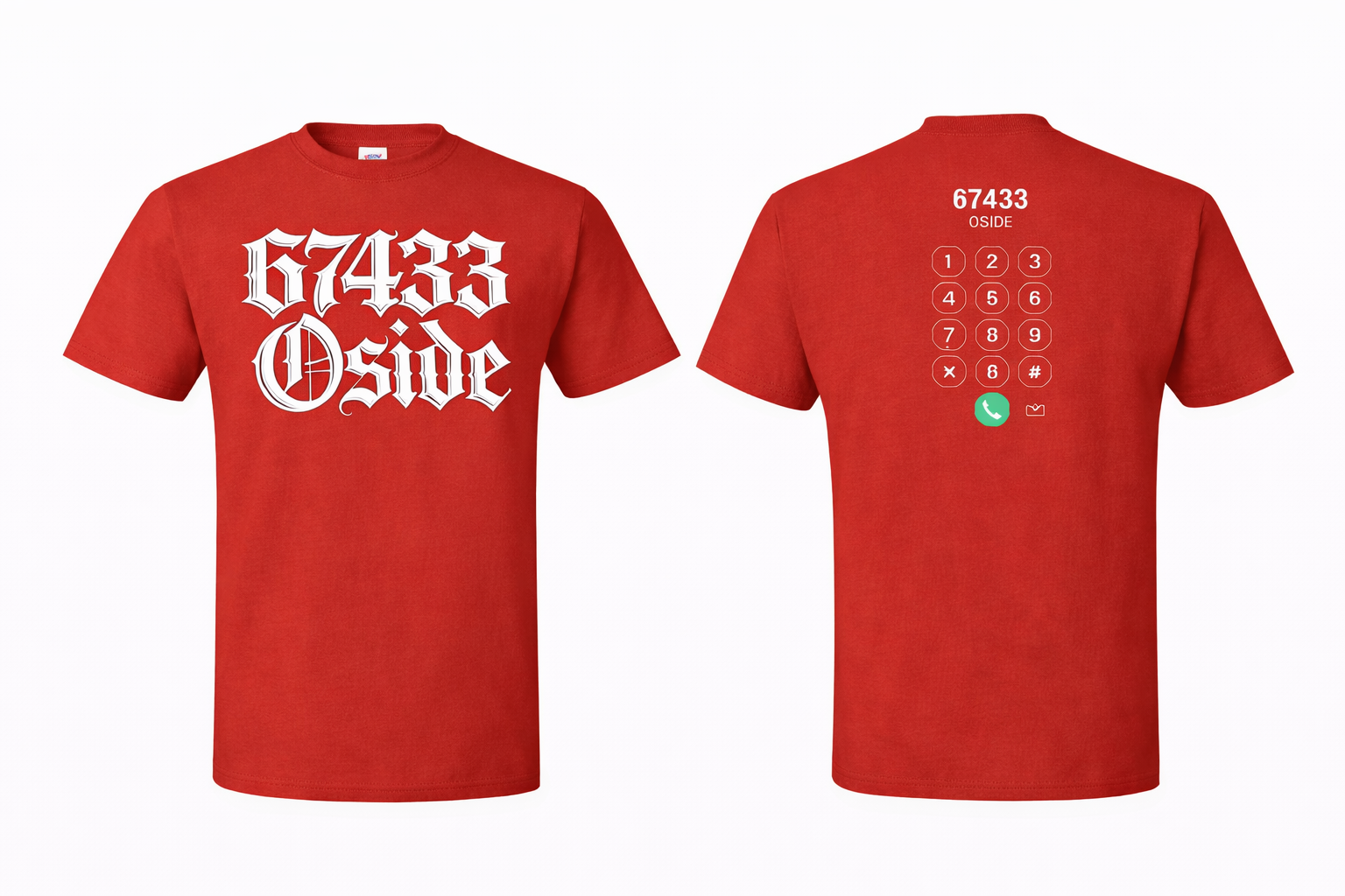 67433 OSIDE Tee