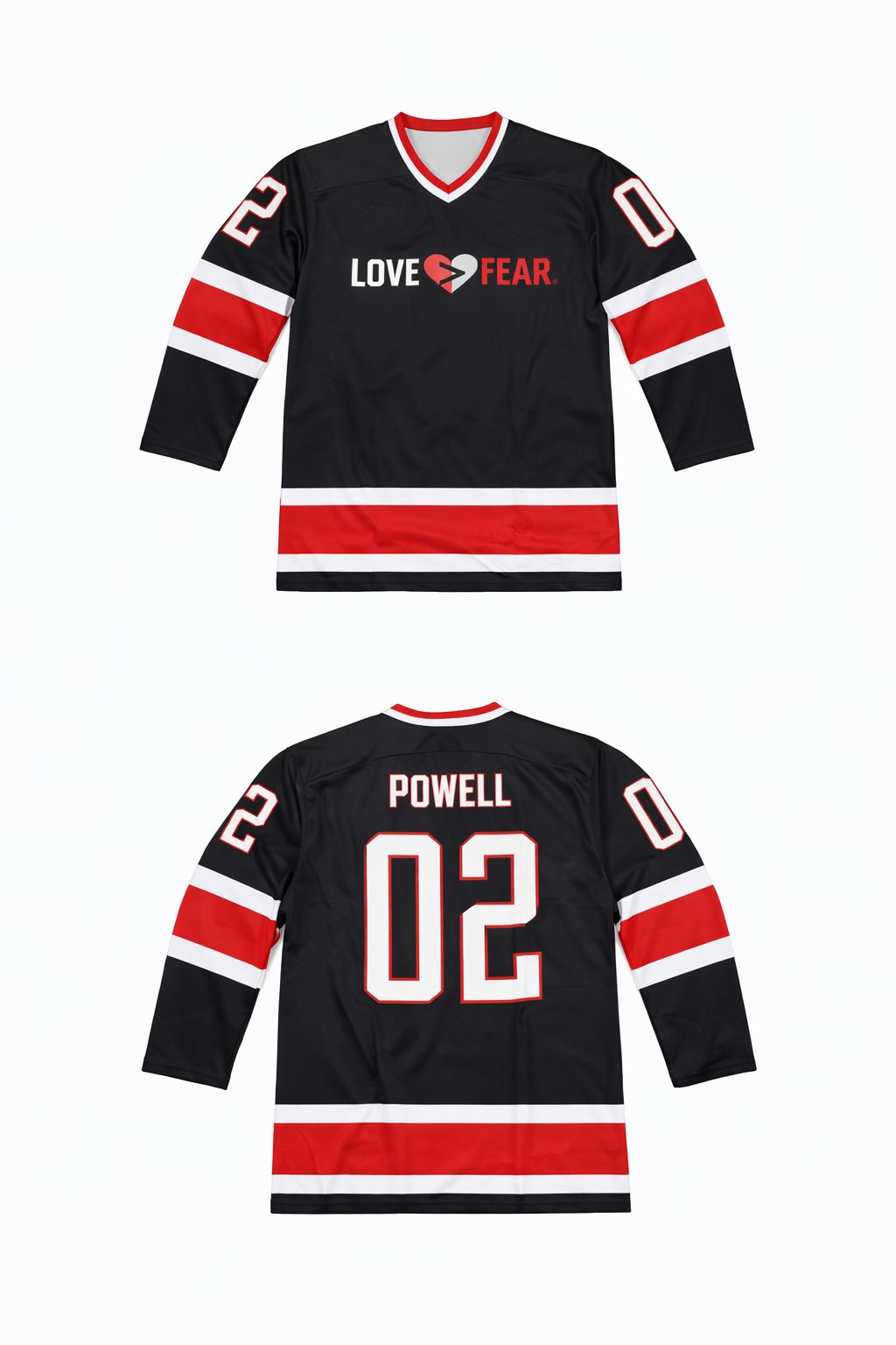 Love&Fear custom hockey